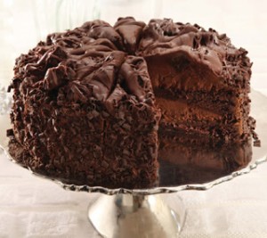 Sweet soft chocolate cake
